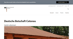 Desktop Screenshot of cotonou.diplo.de