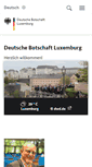 Mobile Screenshot of luxemburg.diplo.de