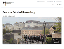 Tablet Screenshot of luxemburg.diplo.de