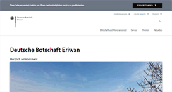 Desktop Screenshot of eriwan.diplo.de