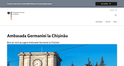 Desktop Screenshot of chisinau.diplo.de