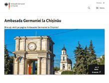 Tablet Screenshot of chisinau.diplo.de