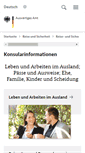 Mobile Screenshot of konsularinfo.diplo.de