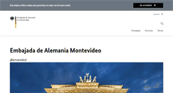 Desktop Screenshot of montevideo.diplo.de