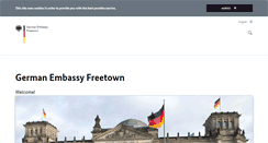 Desktop Screenshot of freetown.diplo.de
