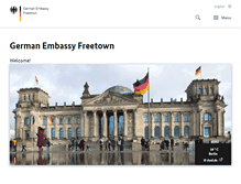 Tablet Screenshot of freetown.diplo.de