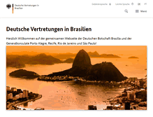 Tablet Screenshot of brasil.diplo.de
