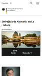Mobile Screenshot of havanna.diplo.de