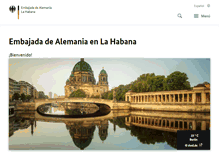 Tablet Screenshot of havanna.diplo.de