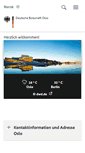 Mobile Screenshot of oslo.diplo.de