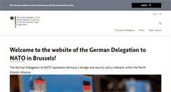 Desktop Screenshot of nato.diplo.de