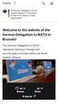 Mobile Screenshot of nato.diplo.de