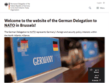 Tablet Screenshot of nato.diplo.de