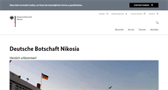 Desktop Screenshot of nikosia.diplo.de