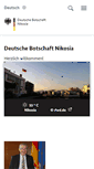 Mobile Screenshot of nikosia.diplo.de