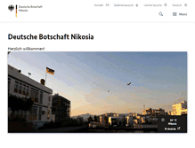 Tablet Screenshot of nikosia.diplo.de