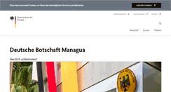 Desktop Screenshot of managua.diplo.de