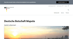 Desktop Screenshot of maputo.diplo.de