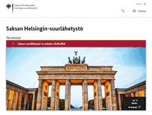 Tablet Screenshot of helsinki.diplo.de