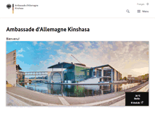 Tablet Screenshot of kinshasa.diplo.de