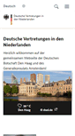 Mobile Screenshot of niederlande.diplo.de