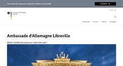 Desktop Screenshot of libreville.diplo.de