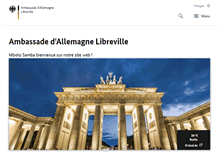 Tablet Screenshot of libreville.diplo.de