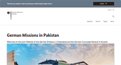 Desktop Screenshot of pakistan.diplo.de