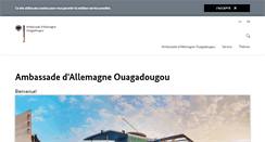 Desktop Screenshot of ouagadougou.diplo.de