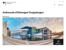 Tablet Screenshot of ouagadougou.diplo.de