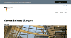 Desktop Screenshot of lilongwe.diplo.de