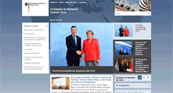 Desktop Screenshot of buenos-aires.diplo.de