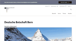 Desktop Screenshot of bern.diplo.de