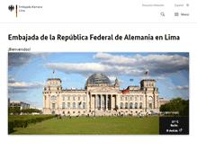 Tablet Screenshot of lima.diplo.de