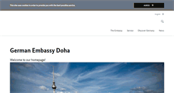 Desktop Screenshot of doha.diplo.de