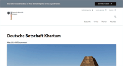 Desktop Screenshot of khartum.diplo.de