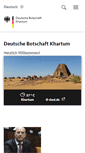 Mobile Screenshot of khartum.diplo.de