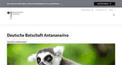 Desktop Screenshot of antananarivo.diplo.de